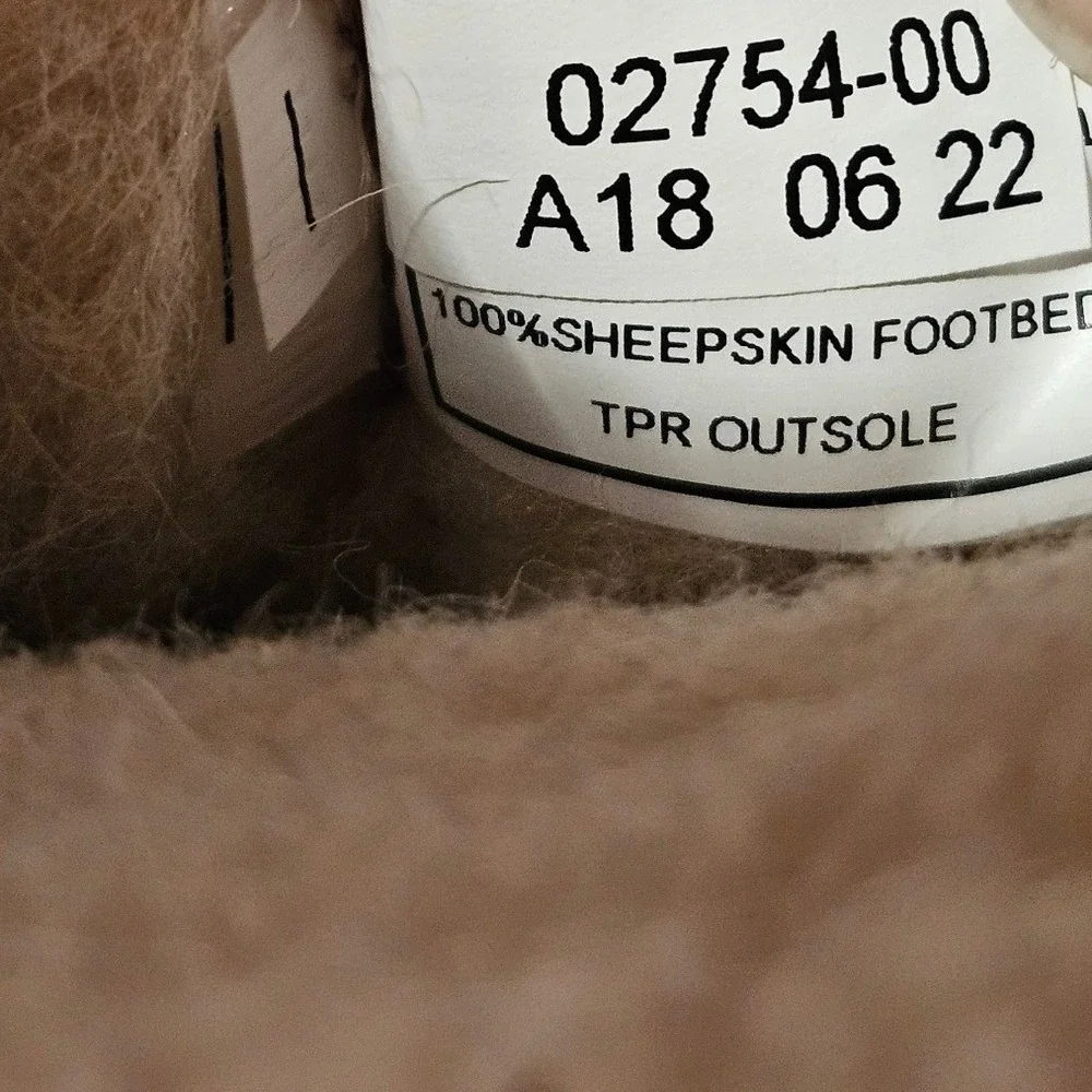 Bearpaw Rosie Womens 8 Hickory Brown Suede Knit Buckle Mid Calf Boots 02754-00 *